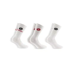 CALCETINES DE TENIS LOTTO BLANCOS PACK 3 UD
