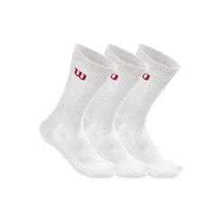 CALCETINES WILSON M CREW 3P BLANCOS