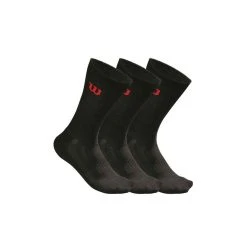 Alternative view of CALCETINES WILSON M CREW 3P NEGROS