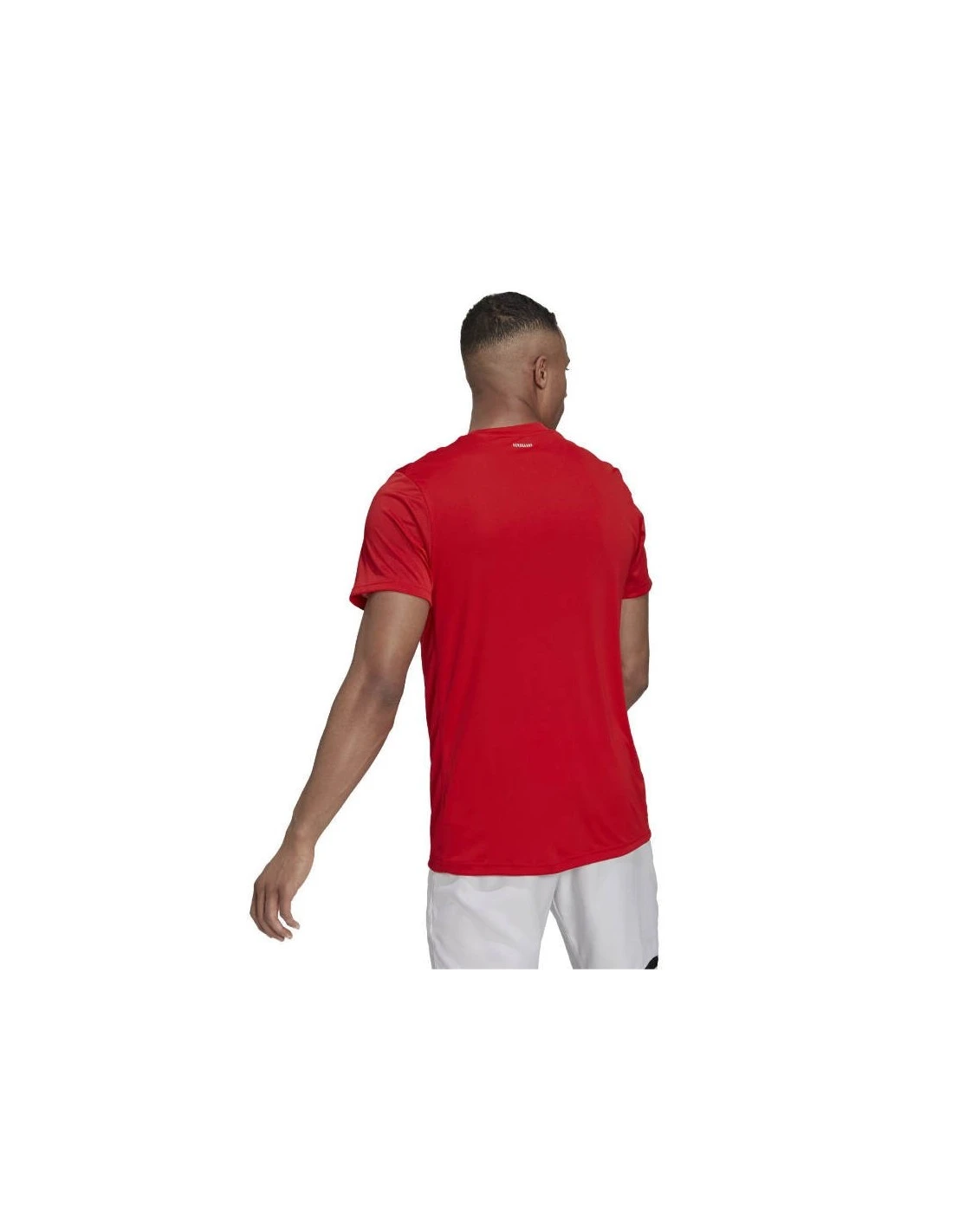CAMISETA ADIDAS CLUB 3-STRIPE VIVRED/WHITE 2 CAMISETA ADIDAS CLUB 3-STRIPE VIVRED/WHITE - Imagen 2