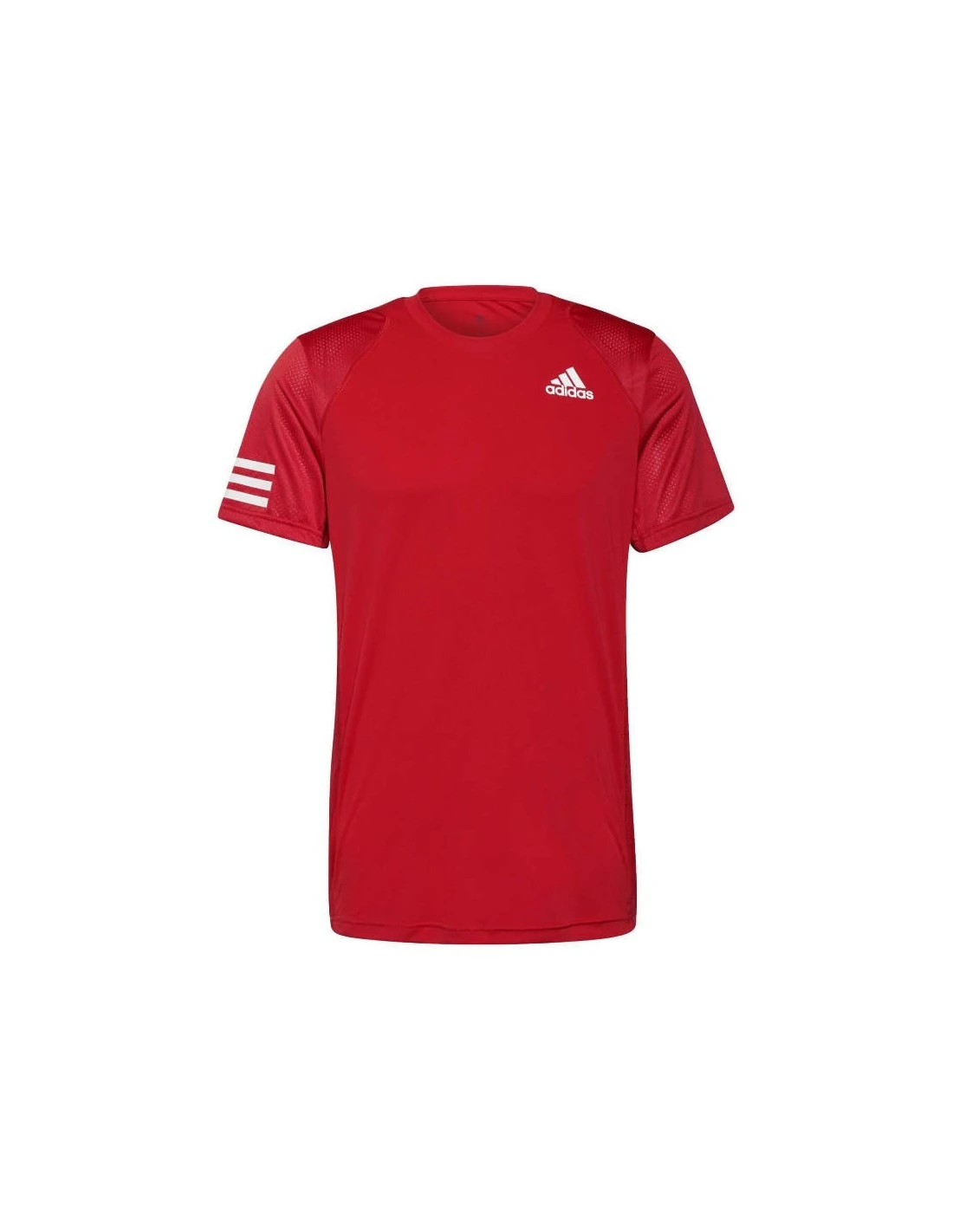 CAMISETA ADIDAS CLUB 3-STRIPE VIVRED/WHITE 1 CAMISETA ADIDAS CLUB 3-STRIPE VIVRED/WHITE