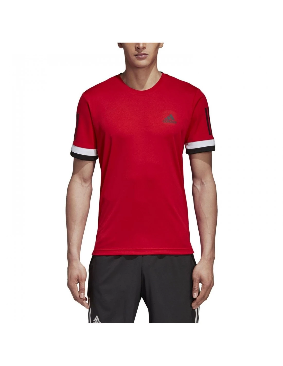 Camiseta Adidas Club 3STR Scarle 3 Camiseta Adidas Club 3STR Scarle - Imagen 3