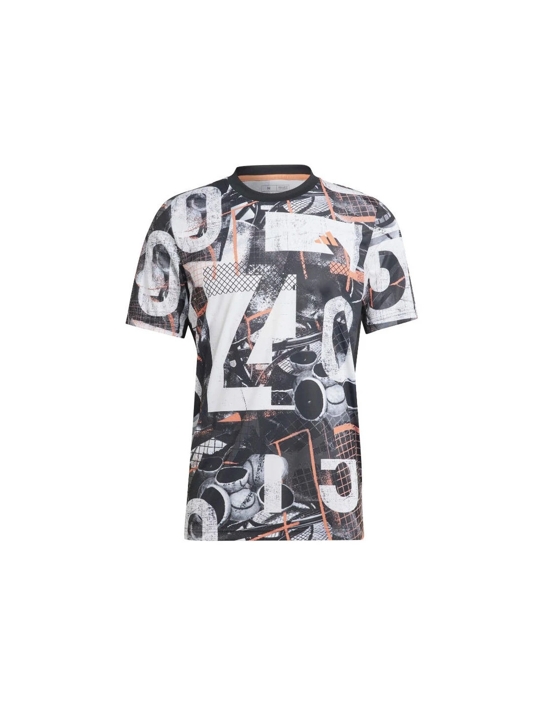 CAMISETA ADIDAS CLUB GRAPH WH/BK/CORAL 1 CAMISETA ADIDAS CLUB GRAPH WH/BK/CORAL