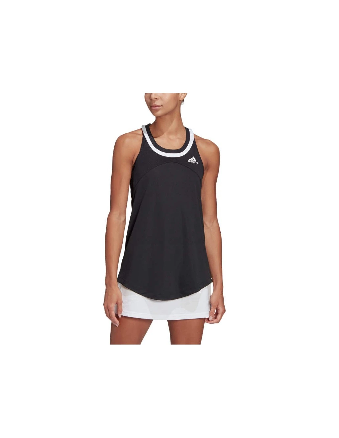 CAMISETA ADIDAS TIRANTES CLUB BLACK/WHITE 2 CAMISETA ADIDAS TIRANTES CLUB BLACK/WHITE - Imagen 2