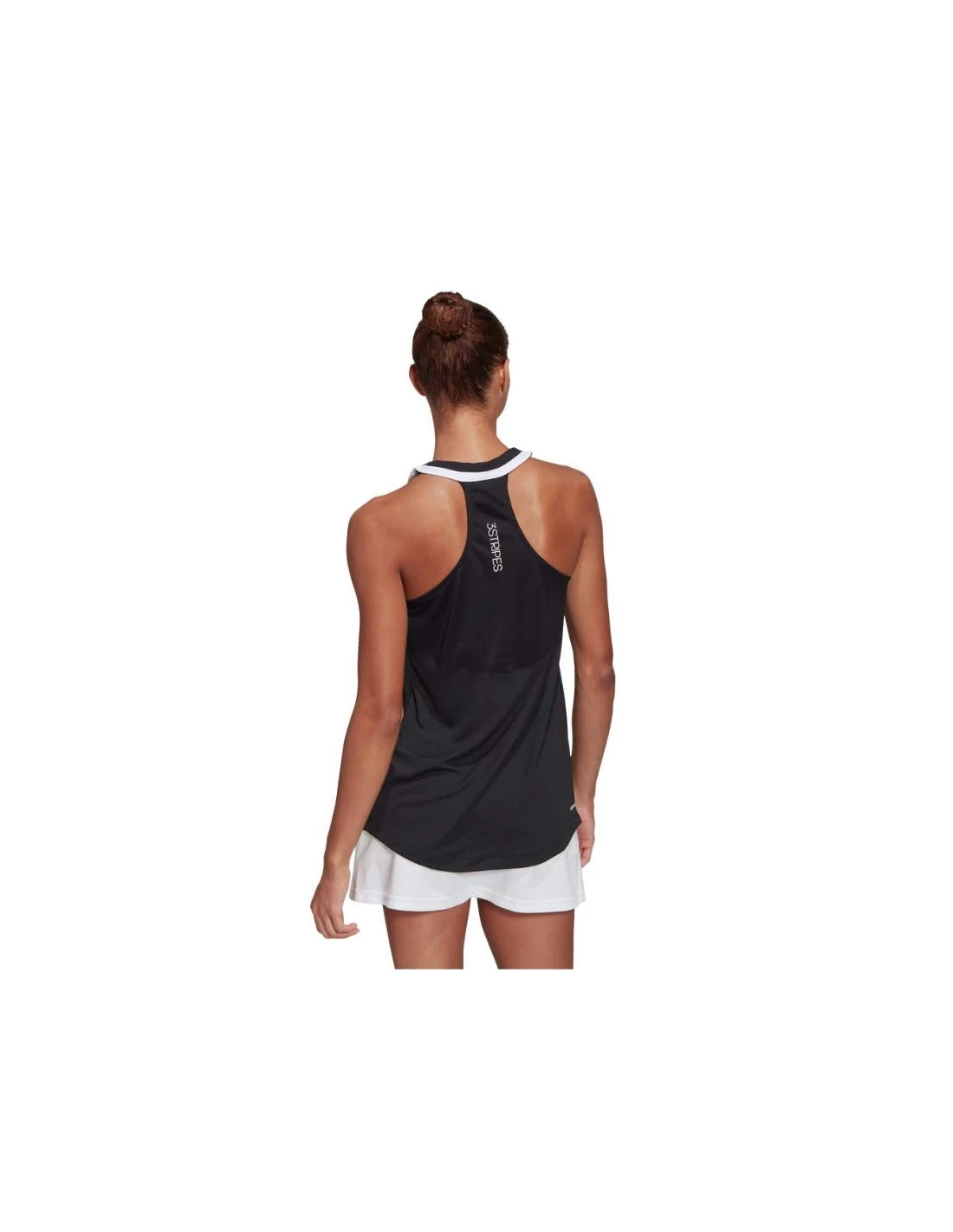 CAMISETA ADIDAS TIRANTES CLUB BLACK/WHITE 3 CAMISETA ADIDAS TIRANTES CLUB BLACK/WHITE - Imagen 3