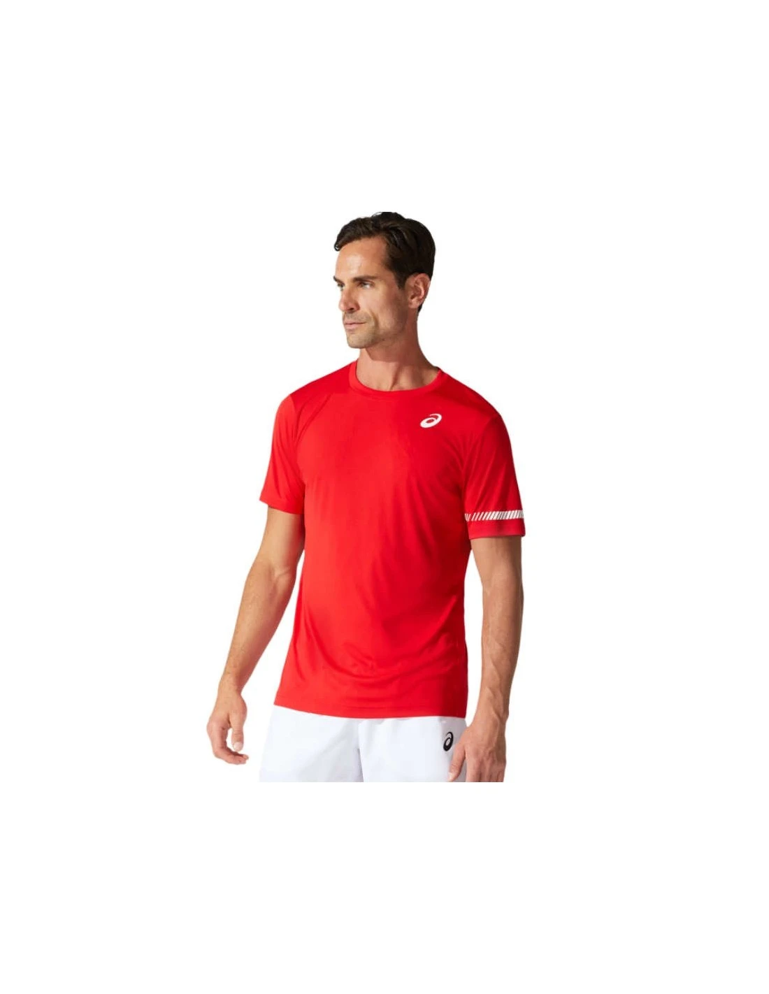 CAMISETA ASICS COURT M SS TEE CLASSIC RED 2 CAMISETA ASICS COURT M SS TEE CLASSIC RED - Imagen 2