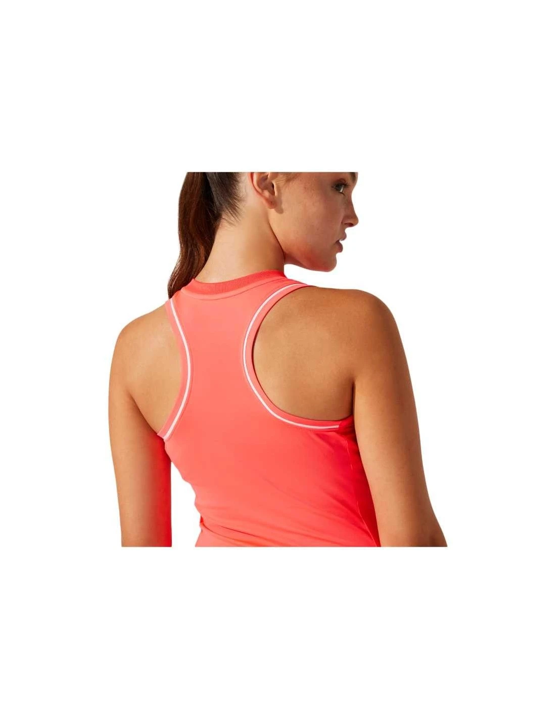 CAMISETA ASICS COURT W PIPING TANK DIVA PINK 4 CAMISETA ASICS COURT W PIPING TANK DIVA PINK - Imagen 4