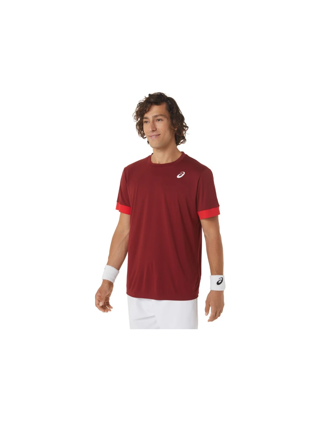 CAMISETA ASICS MEN COURT SS TOP BEET JUICE/CLASSIC RED 3 CAMISETA ASICS MEN COURT SS TOP BEET JUICE/CLASSIC RED - Imagen 3