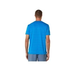 CAMISETA ASICS MEN COURT STRIPE SS TOP DIRECTOR BLUE -K-Swiss Comercio camiseta asics men court stripe ss top directoire blue 3