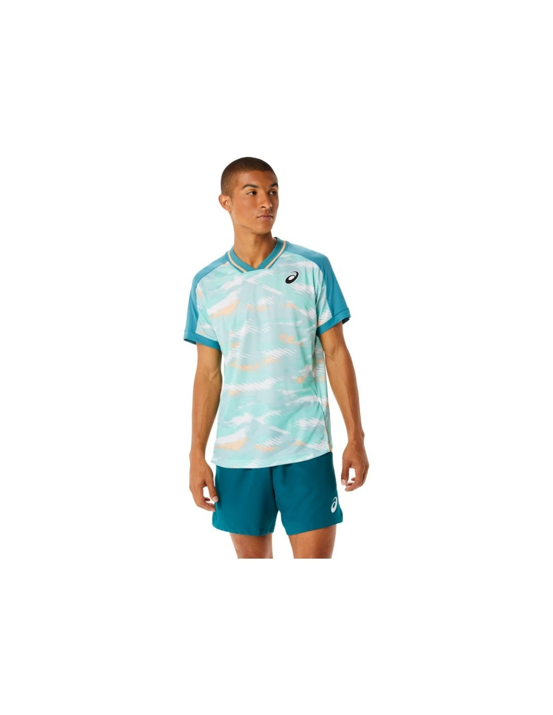 CAMISETA ASICS MEN MATCH GRAPHICS TOP M PINE 4 CAMISETA ASICS MEN MATCH GRAPHICS TOP M PINE - Imagen 4
