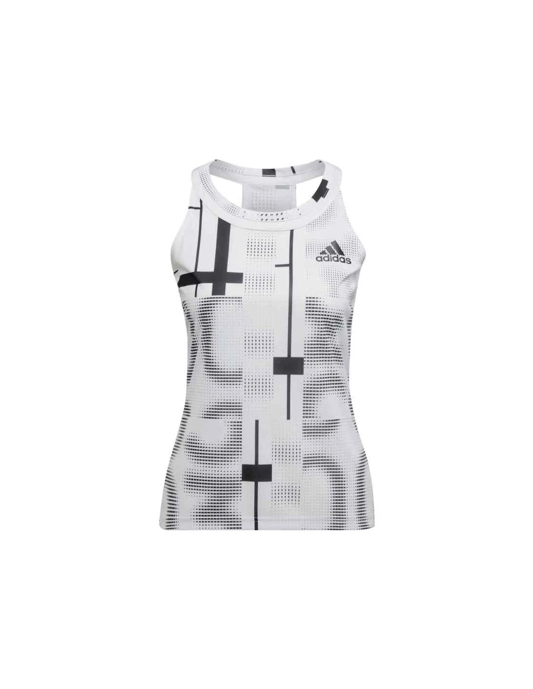 CAMISETA DE TIRANTES ADIDAS CLUB GRAPH WHITE/BLACK 1 CAMISETA DE TIRANTES ADIDAS CLUB GRAPH WHITE/BLACK