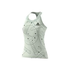 Alternative view of CAMISETA DE TIRANTES ADIDAS CLUB GRAPH LINEN GREEN