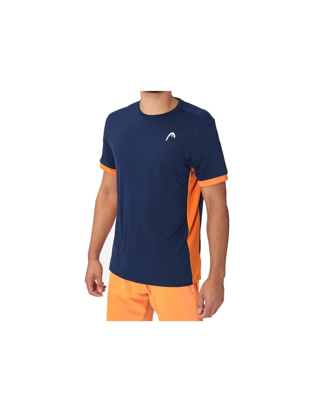 CAMISETA HEAD SLICE MEN DARK BLUE/ORG 2 CAMISETA HEAD SLICE MEN DARK BLUE/ORG - Imagen 2