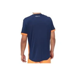CAMISETA HEAD SLICE MEN DARK BLUE/ORG 5 CAMISETA HEAD SLICE MEN DARK BLUE/ORG -K-Swiss Comercio camiseta head slice men dark blueorg 2