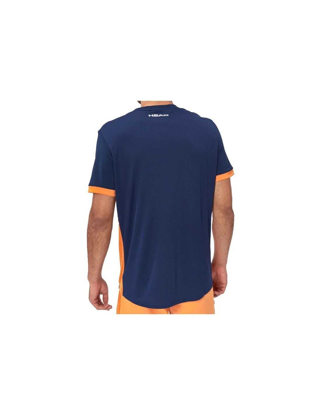 CAMISETA HEAD SLICE MEN DARK BLUE/ORG 3 CAMISETA HEAD SLICE MEN DARK BLUE/ORG - Imagen 3