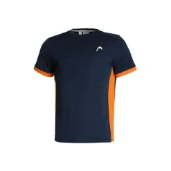 CAMISETA HEAD SLICE MEN DARK BLUE/ORG