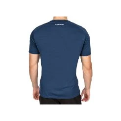 Alternative view of CAMISETA HEAD TOPSPIN MEN DARK BLUE PRINT