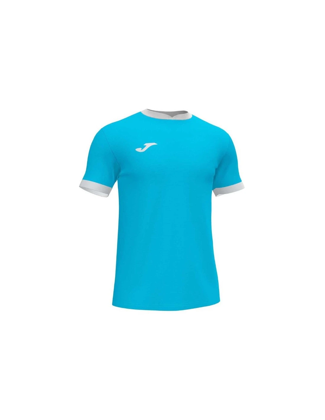 CAMISETA JOMA OPEN III TURQUESA FLUOR 3 CAMISETA JOMA OPEN III TURQUESA FLUOR - Imagen 3