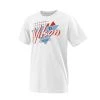 Camiseta Wilson Nostalgia Tech Niño White