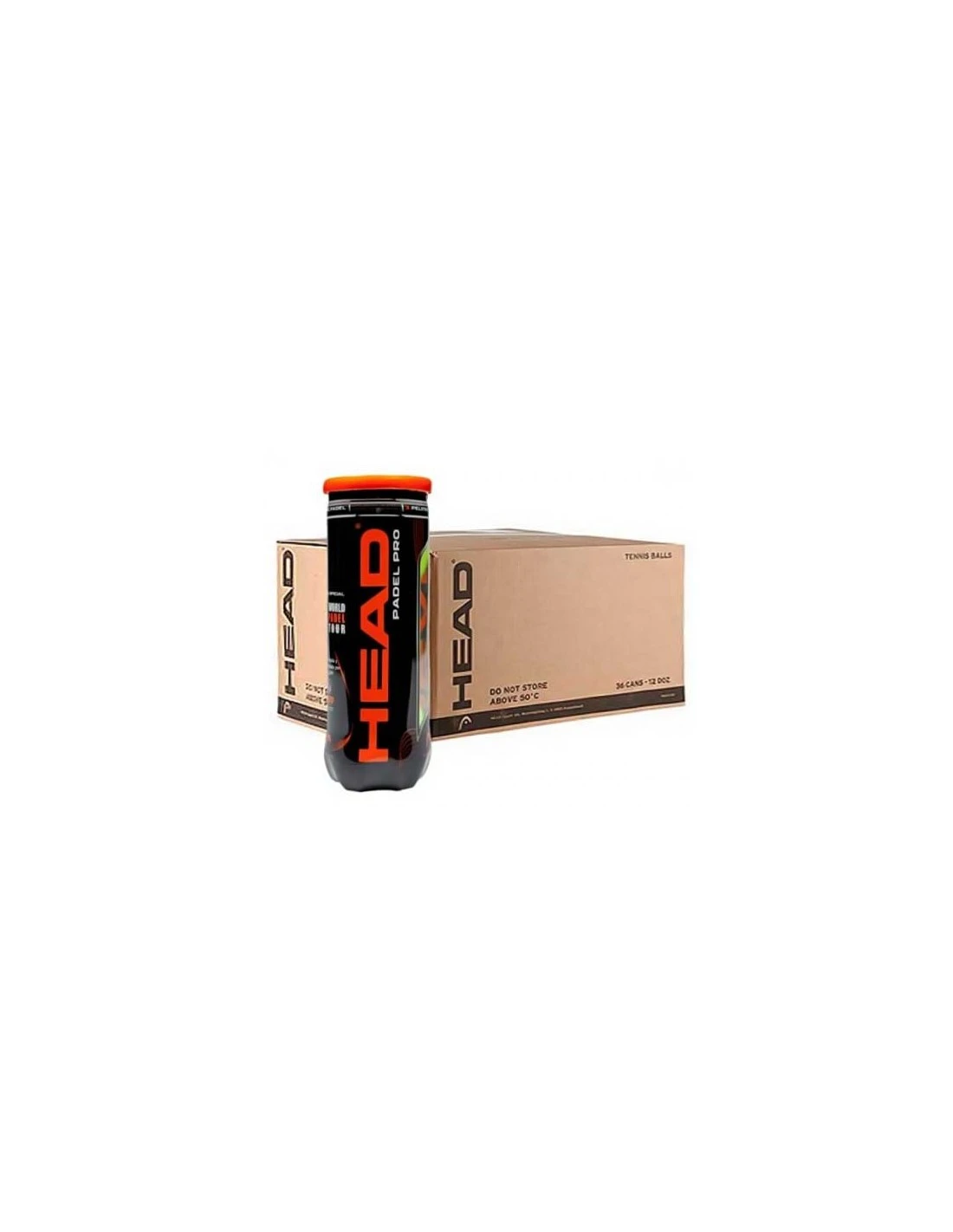 HEAD Cajón De 24 Botes De 3 Bolas Head Padel Pro 1 HEAD Cajón De 24 Botes De 3 Bolas Head Padel Pro