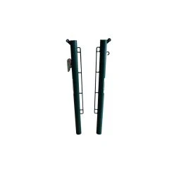 JUEGO POSTES PADEL METALICOS Ø 80 MM FIJOS