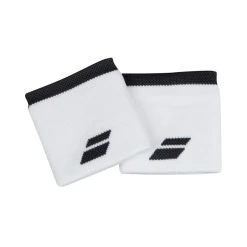MUÑEQUERA BABOLAT LOGO BLANCA/NEGRA