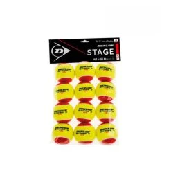 Pelotas De Tenis Dunlop Stage 3 Red Pack De 12