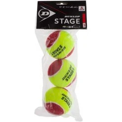 Pelotas De Tenis Dunlop Stage 3 Red Pack De 3