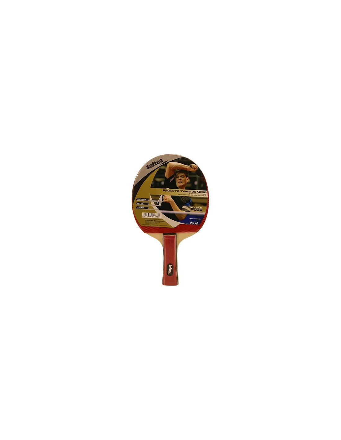 RAQUETA TENIS DE MESA SOFTEE 'P030' 3 RAQUETA TENIS DE MESA SOFTEE 'P030' - Imagen 3