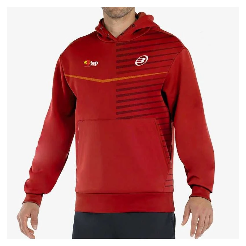 SUDADERA BULLPADEL FIRREL ROJA 1 SUDADERA BULLPADEL FIRREL ROJA