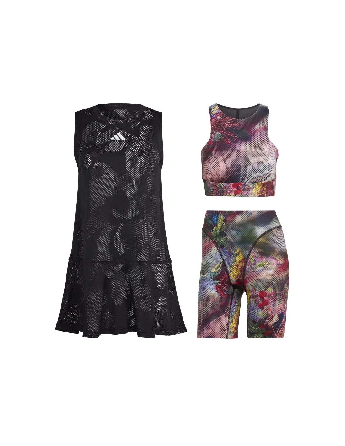 VESTIDO ADIDAS MEL BLACK/MULTICOLOR 3 VESTIDO ADIDAS MEL BLACK/MULTICOLOR - Imagen 3