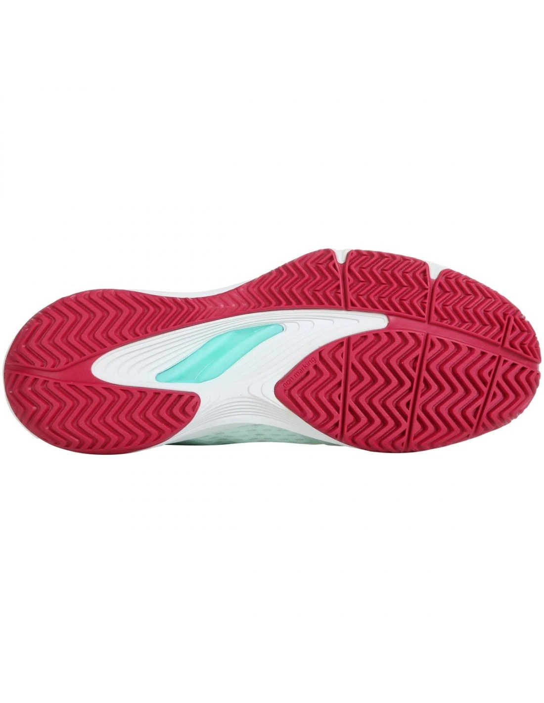 WILSON KAOS 3.0 JR S.sea/Wh/Sangria 2 WILSON KAOS 3.0 JR S.sea/Wh/Sangria - Imagen 2