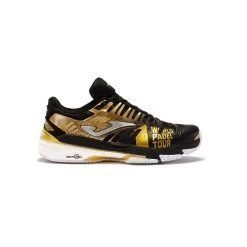 ZAPATILLA JOMA SLAM 2231 WPT CLAY MEN NEGRO ORO