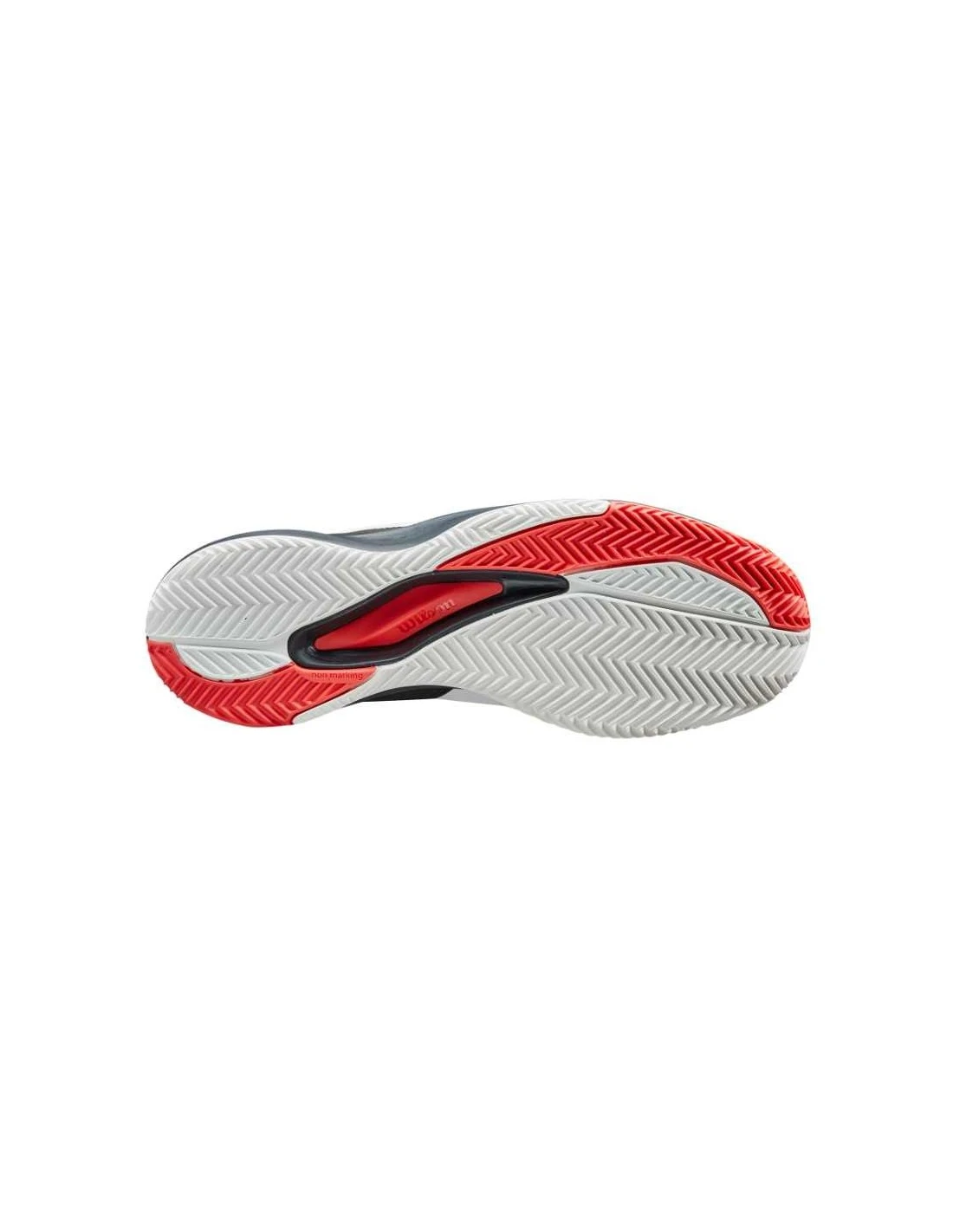 ZAPATILLA WILSON RUSH PRO ACE CLAY Wh/Bk/Poppy Red 2 ZAPATILLA WILSON RUSH PRO ACE CLAY Wh/Bk/Poppy Red - Imagen 2