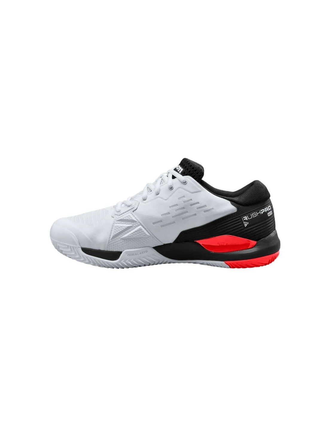 ZAPATILLA WILSON RUSH PRO ACE CLAY Wh/Bk/Poppy Red 4 ZAPATILLA WILSON RUSH PRO ACE CLAY Wh/Bk/Poppy Red - Imagen 4