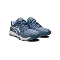 ZAPATILLAS ASICS GEL-DEDICATE 7 CLAY STEEL BLUE/WHITE 9 ZAPATILLAS ASICS GEL-DEDICATE 7 CLAY STEEL BLUE/WHITE -K-Swiss Comercio zapatillas asics gel dedicate 7 clay steel bluewhite 3