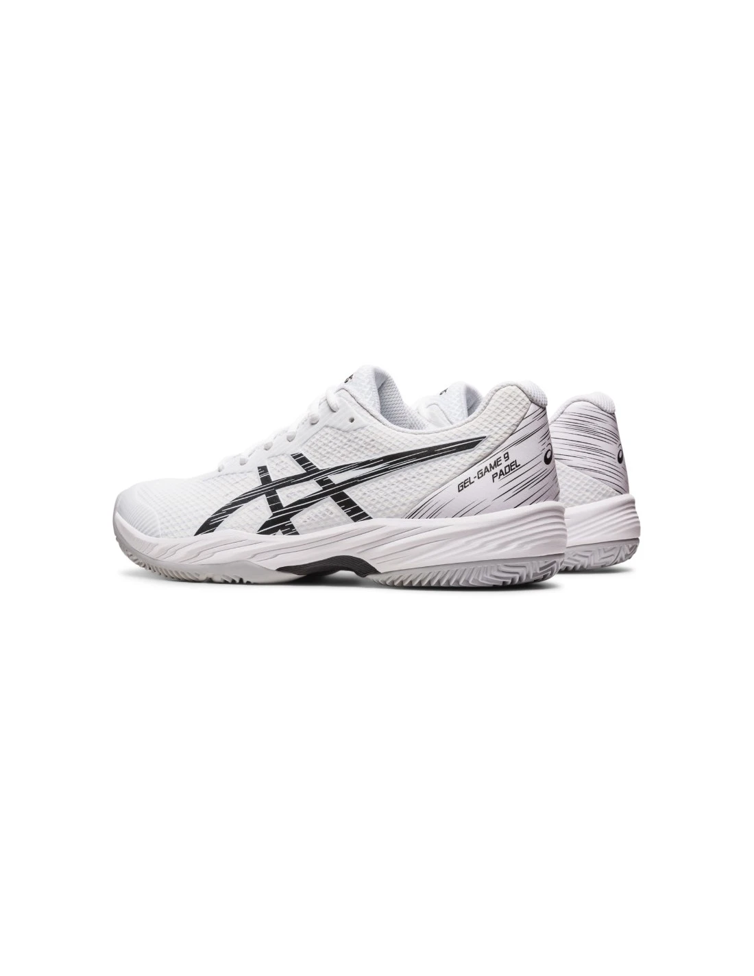 ZAPATILLAS ASICS GEL-GAME 9 PADEL WHITE/BLACK 5 ZAPATILLAS ASICS GEL-GAME 9 PADEL WHITE/BLACK - Imagen 5